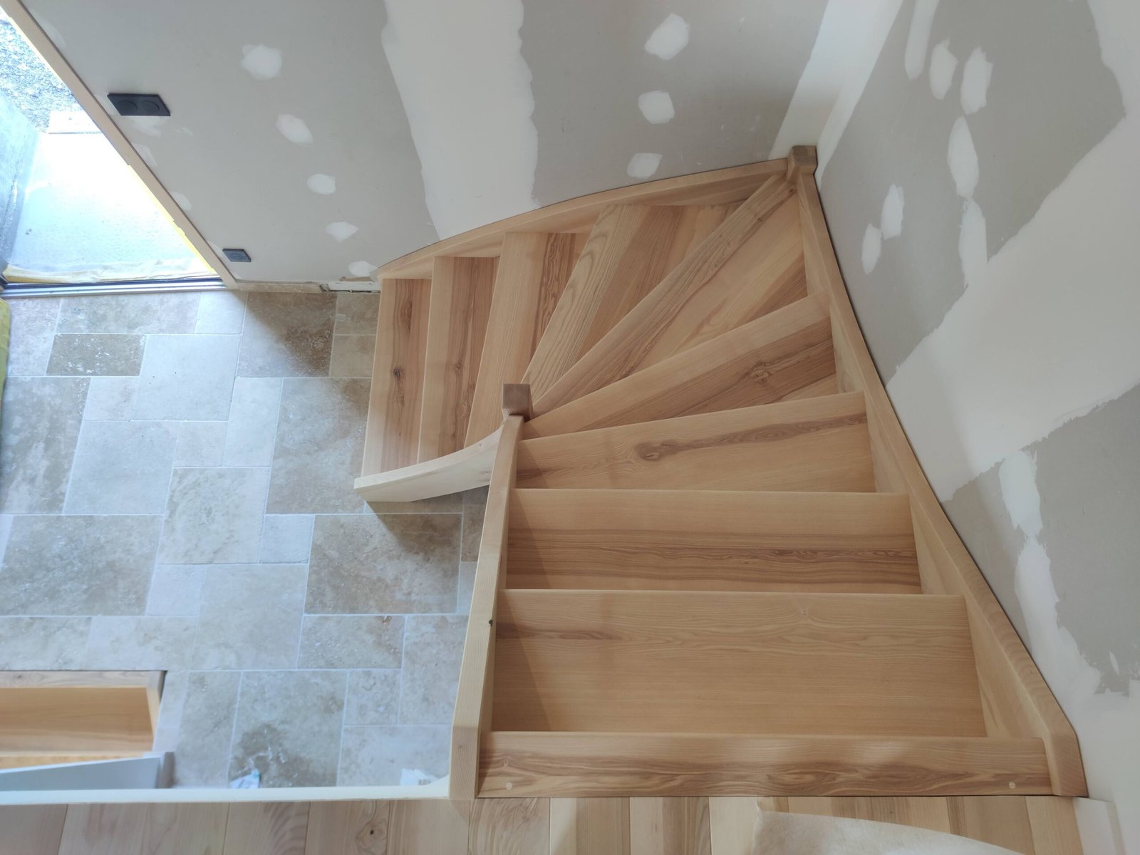 Escaliers quart tournant